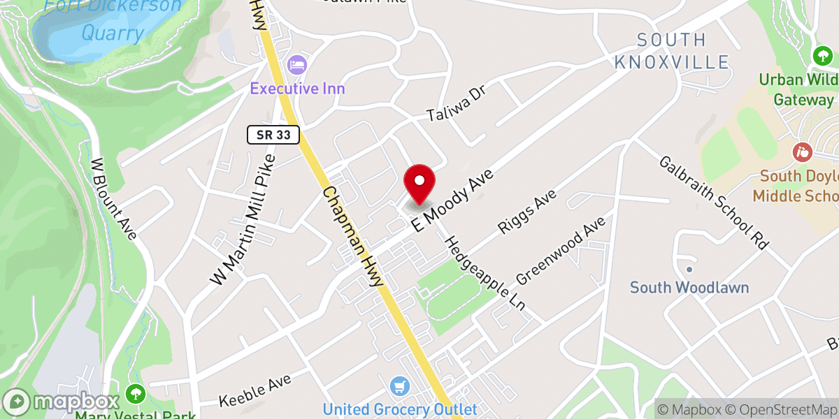 Map showing location of Relational Healing Ministries