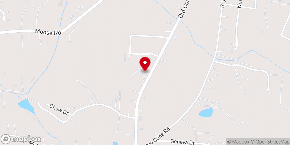 Map showing location of Bible Missionary Baptist Church