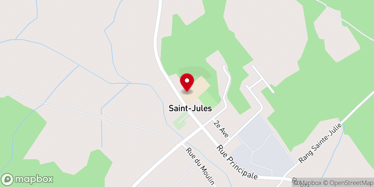 Map showing location of Église Saint-Jules