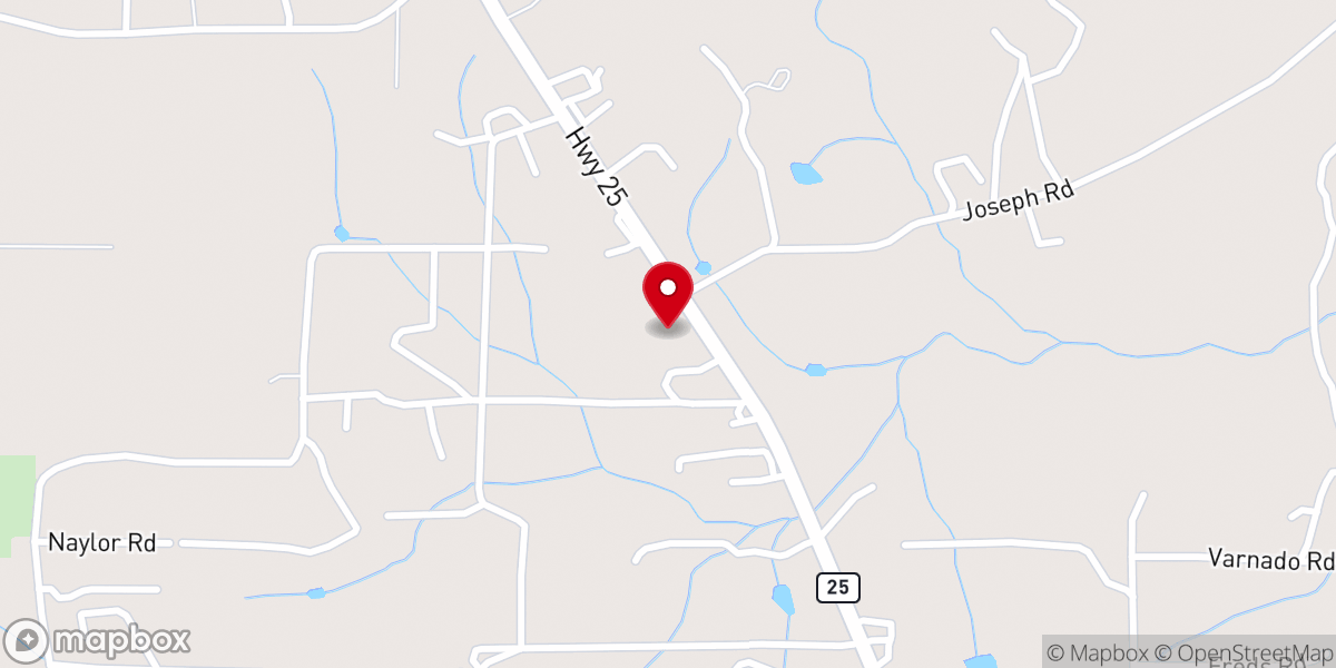 Map showing location of Greater Payne Chapel AME Church