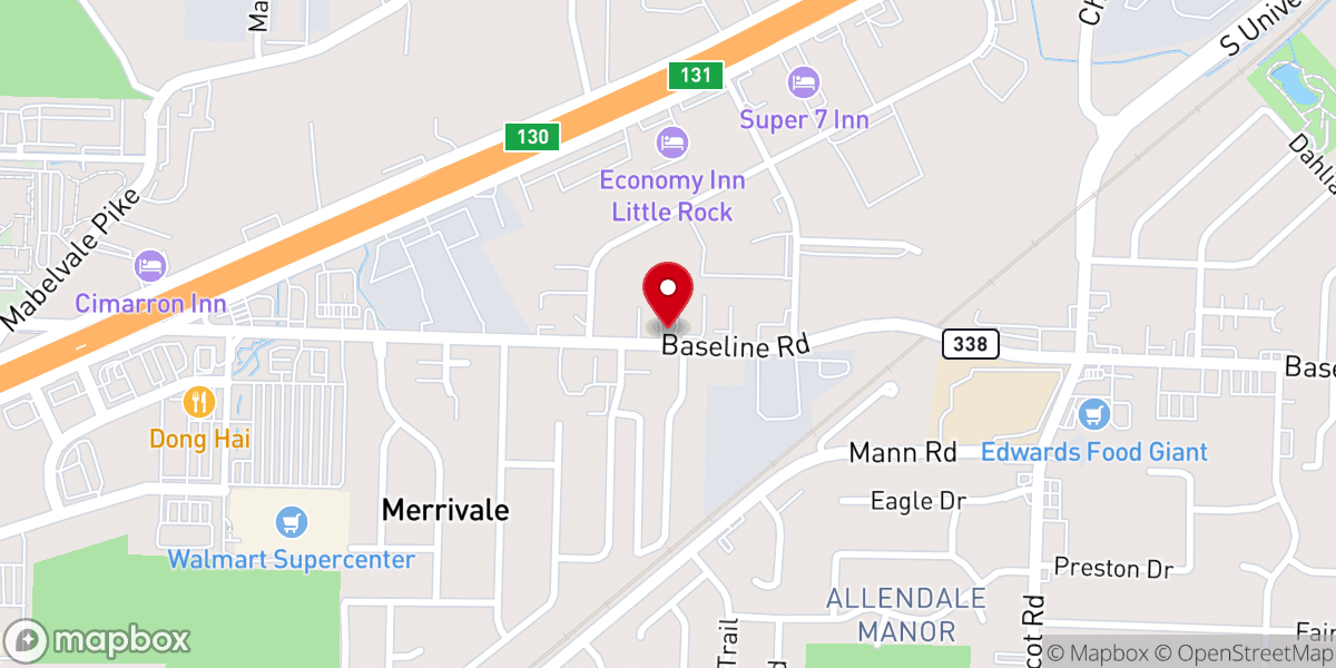 Map showing location of Iglesia Cristiana Cristo Vision