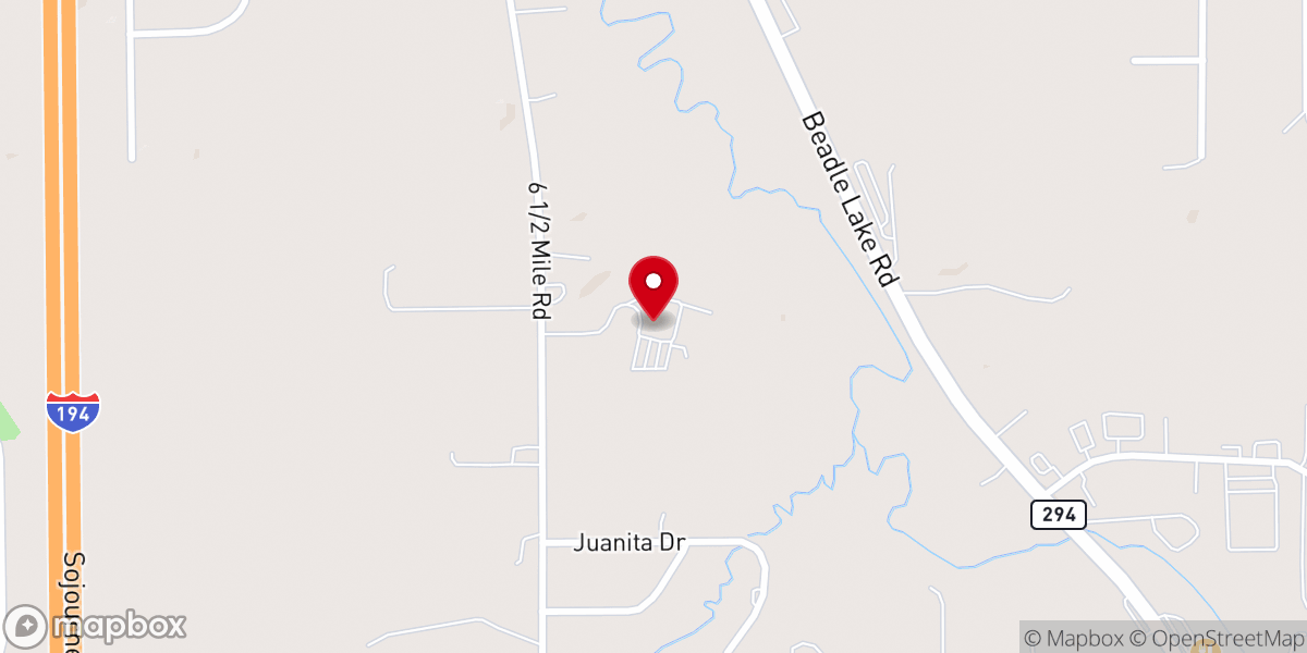 Map showing location of Family Altar Chapel