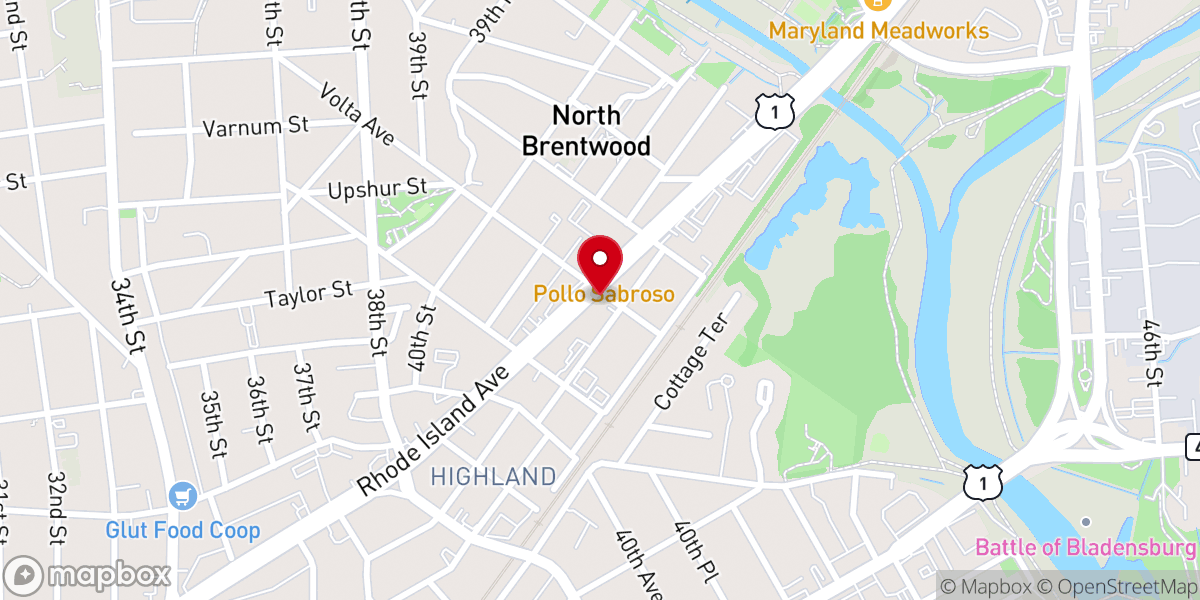Map showing location of Koinonia Outreach Ministries