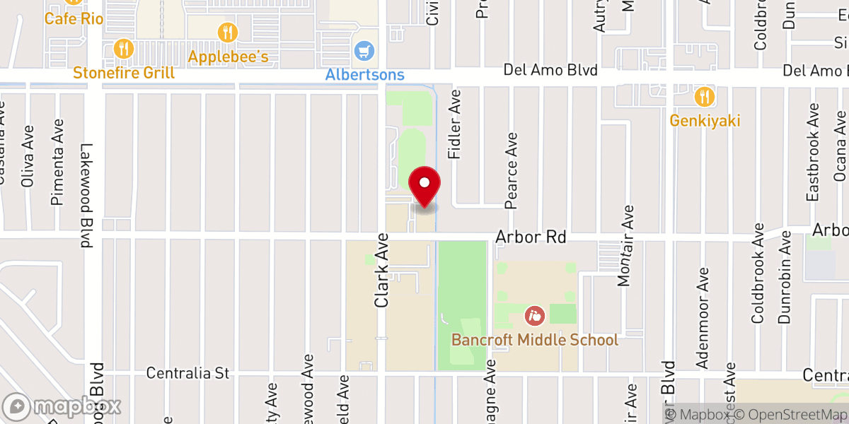 Map showing location of St Cyprian Parish School