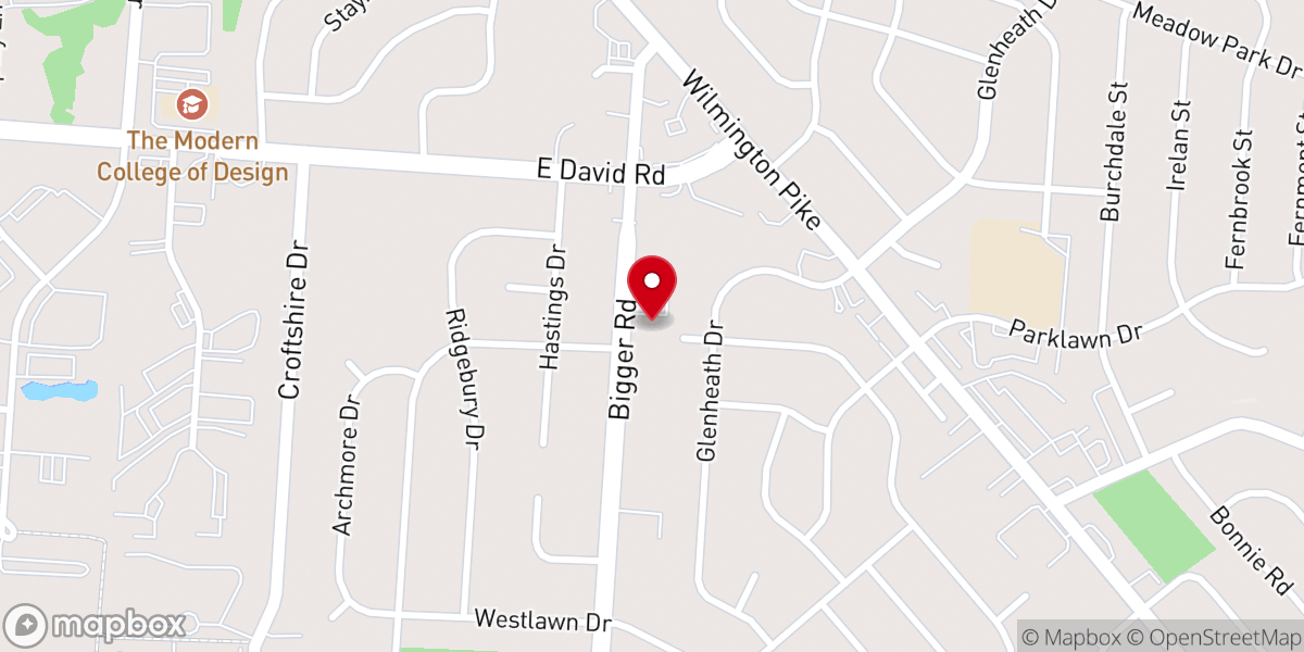 Map showing location of LIFE Baptist Church of Dayton
