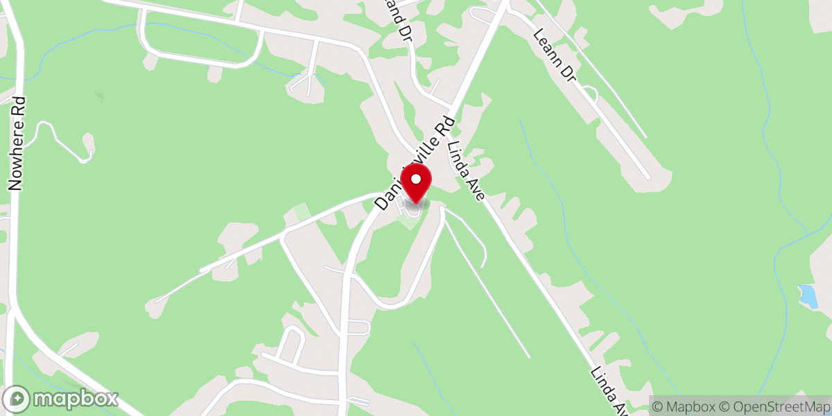 Map showing location of Rhema Christian Fellowship