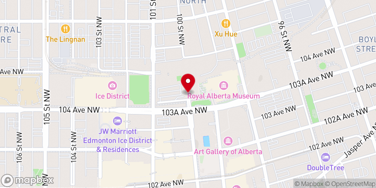 Map showing location of CN Tower Toastmasters Club