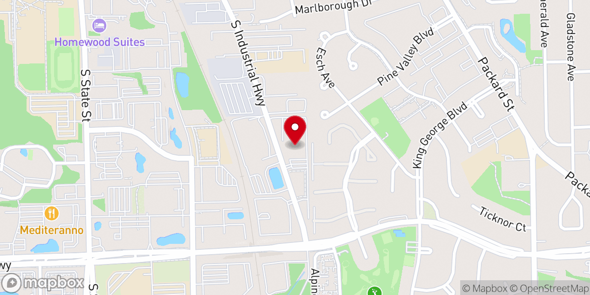 Map showing location of Anchor College Church
