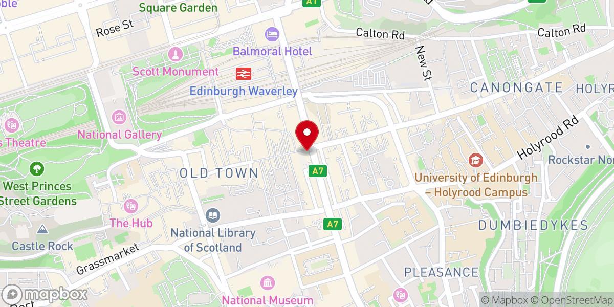 Map showing location of Tron Kirk Market