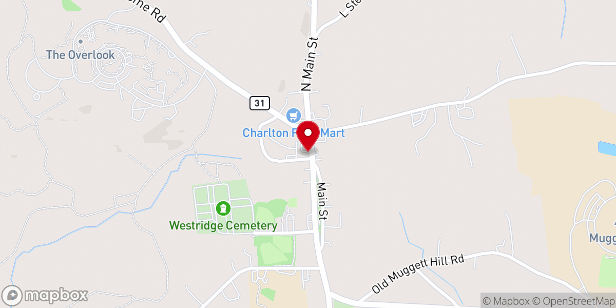 Map showing location of Charlton Grange No. 92
