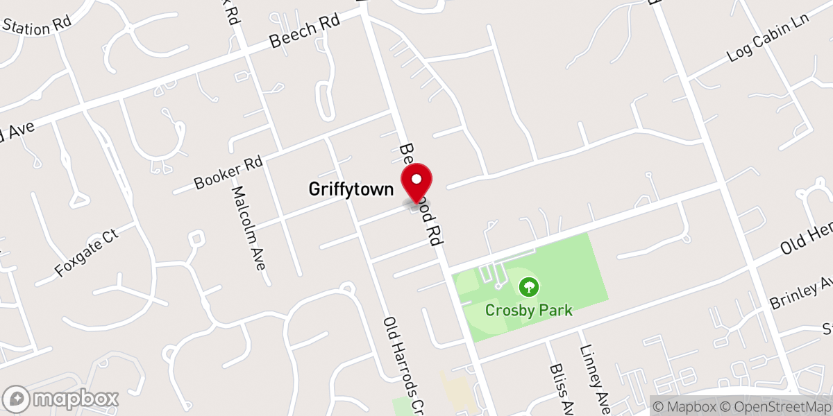 Map showing location of Mount Pilgram Missionary Baptist Church