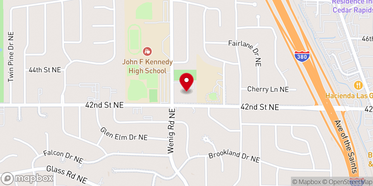 Map showing location of Lovely Lane Methodist Church