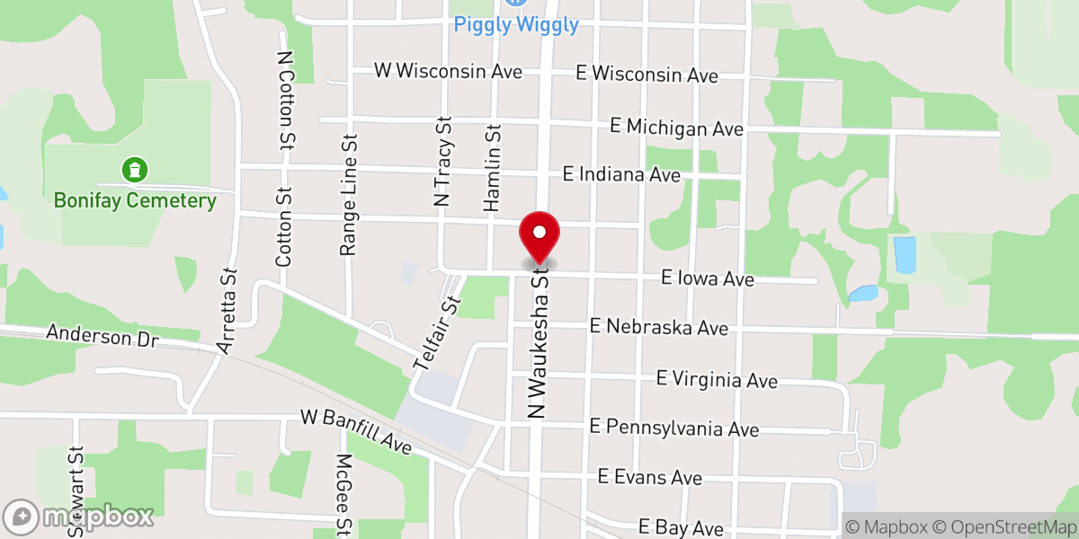 Map showing location of Genesis Outreach Ministry