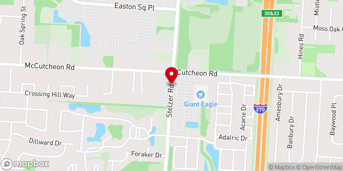 Map showing location of MT Hermon Missionary Baptist Church