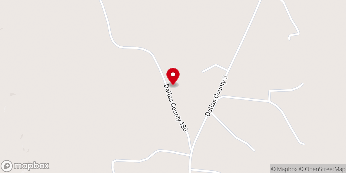 Map showing location of New Vernon Church