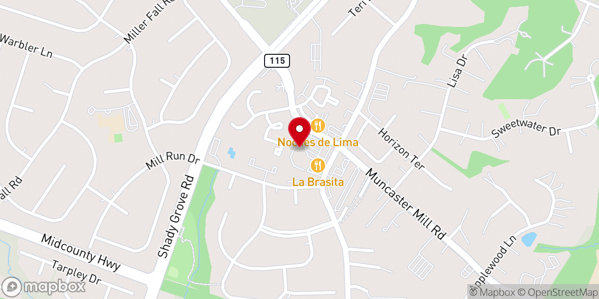 Map showing location of Exousia Ministries Inc
