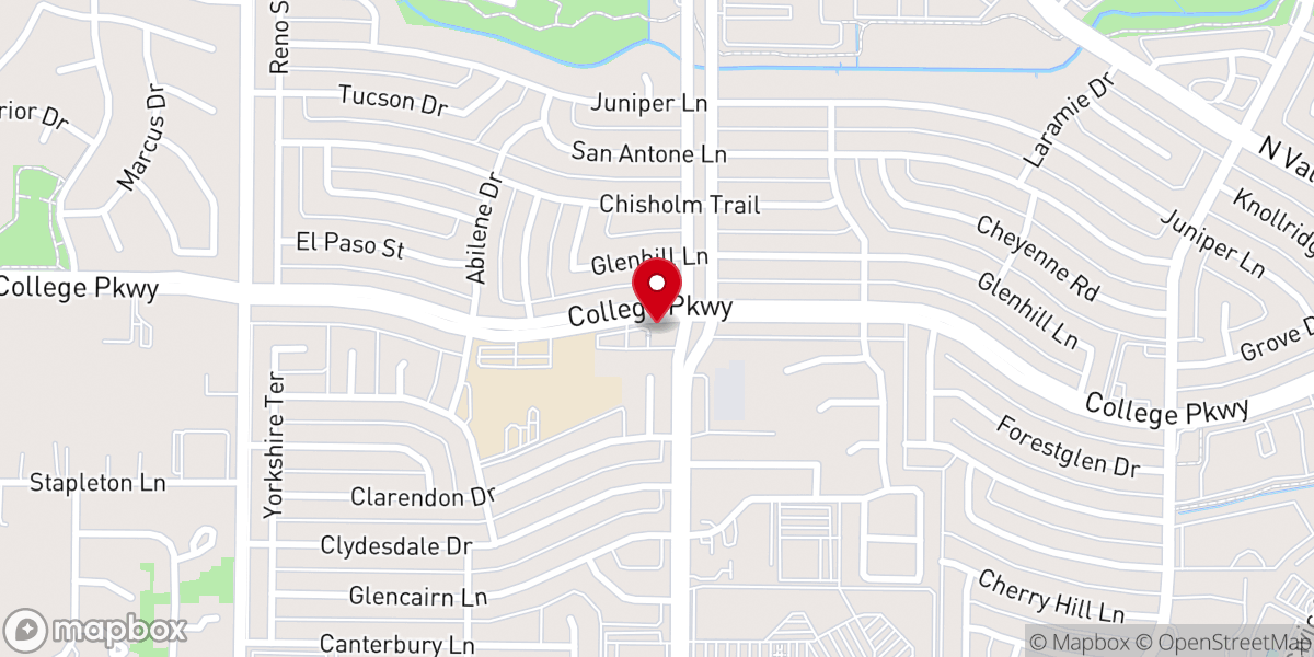 Map showing location of Grace Missionary Baptist Church