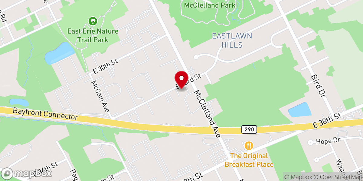 Map showing location of Safe Life Church