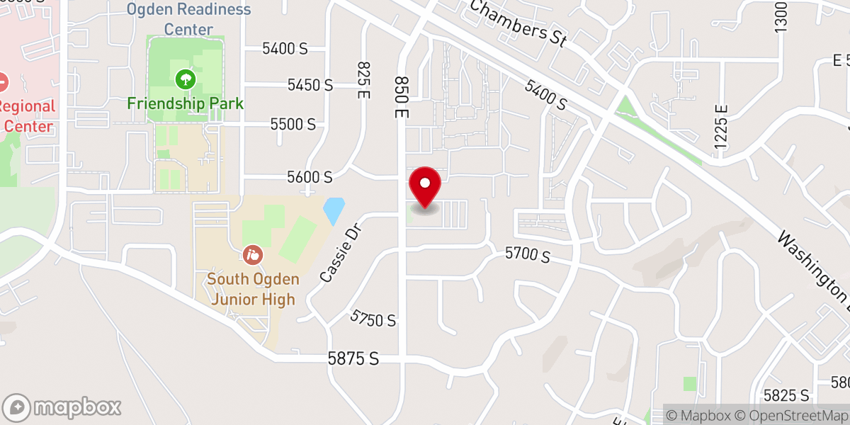 Map showing location of Deaf Church Building