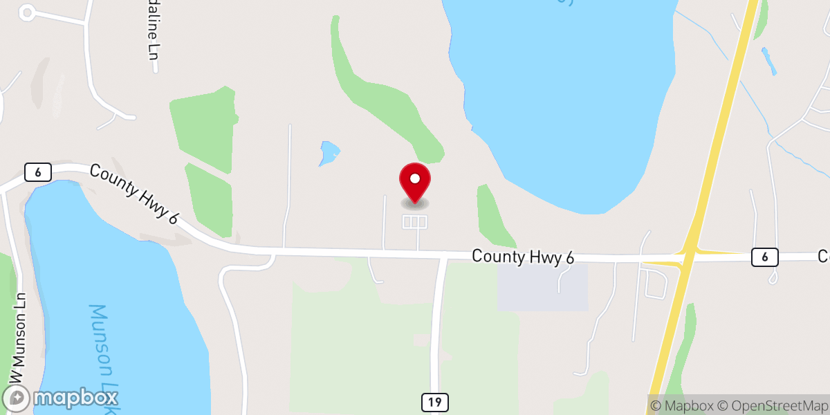 Map showing location of Faith Christian School