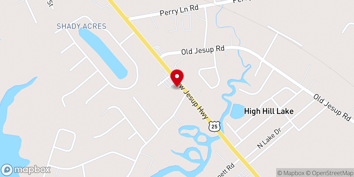 Map showing location of Messiah Lutheran Church-Brunswick