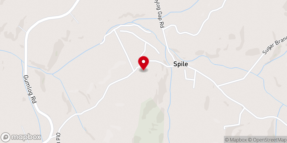 Map showing location of Revival Church