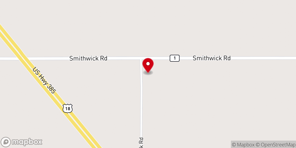 Map showing location of Prairie View United Methodist Church