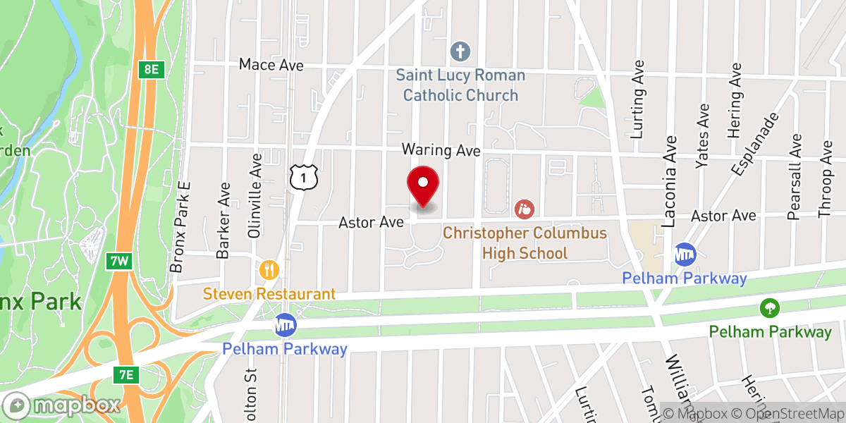 Map showing location of United Brethren in Christ Church