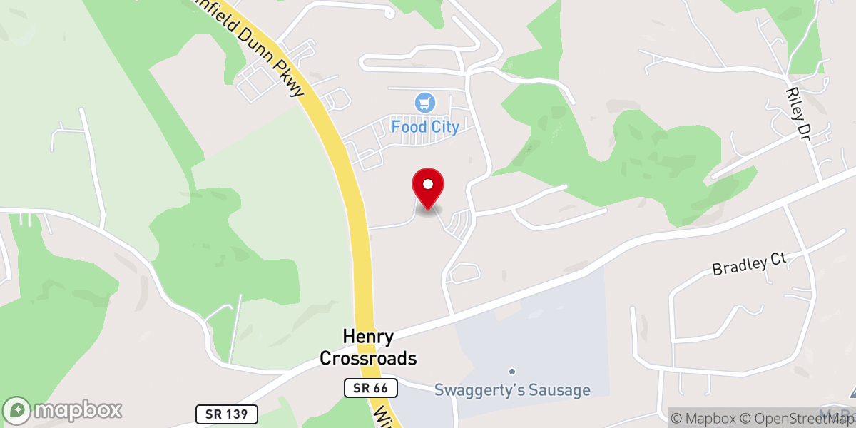 Map showing location of Kodak Church - Global Methodist