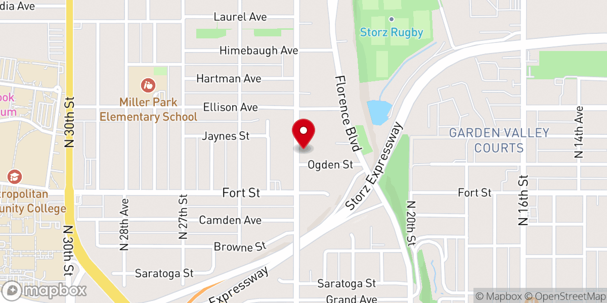 Map showing location of Union Memorial United Methodist Church