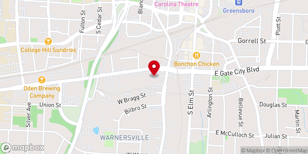 Map showing location of Sowing Roots Ministries