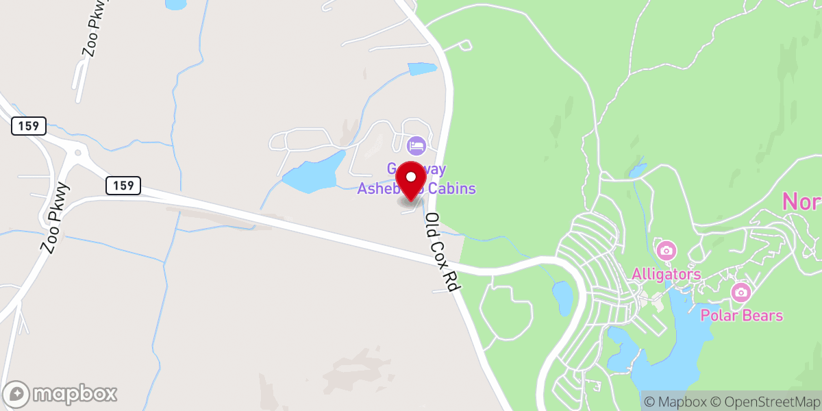 Map showing location of All Souls Anglican Church