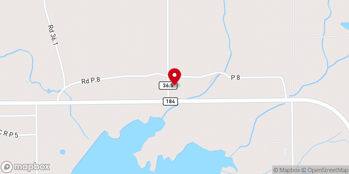 Map showing location of Summit Lake Community Church