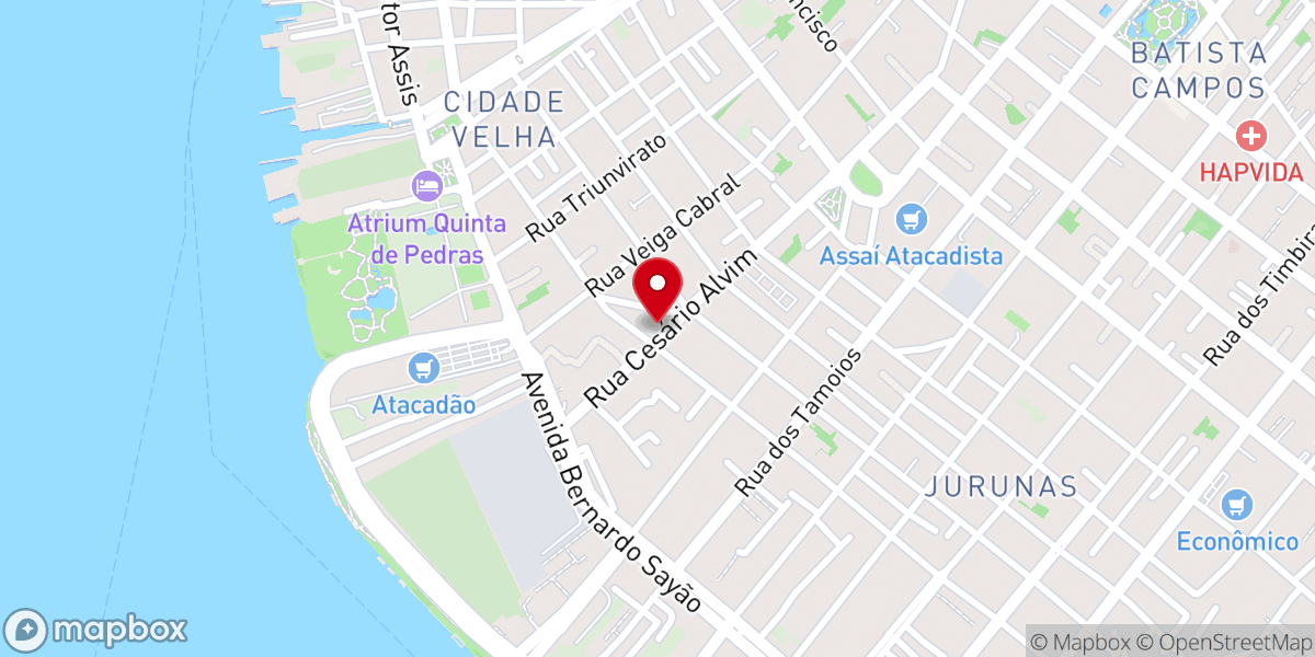 Map showing location of Paróquia N. Sra. da Conceição