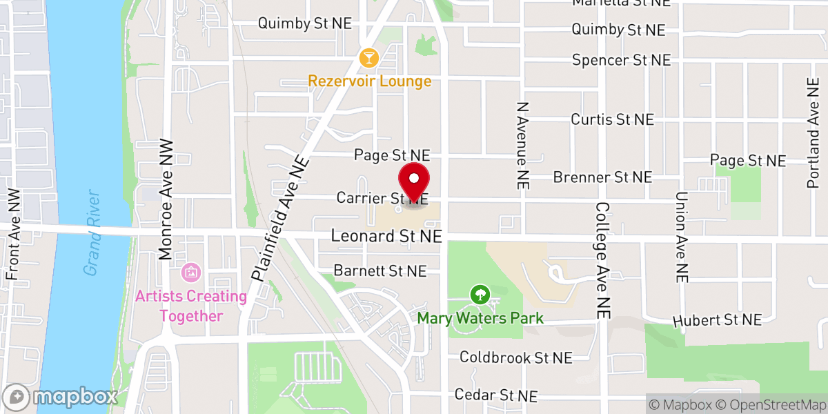Map showing location of Saint Alphonsus Parish Food & Clothing Store - Food Pantry