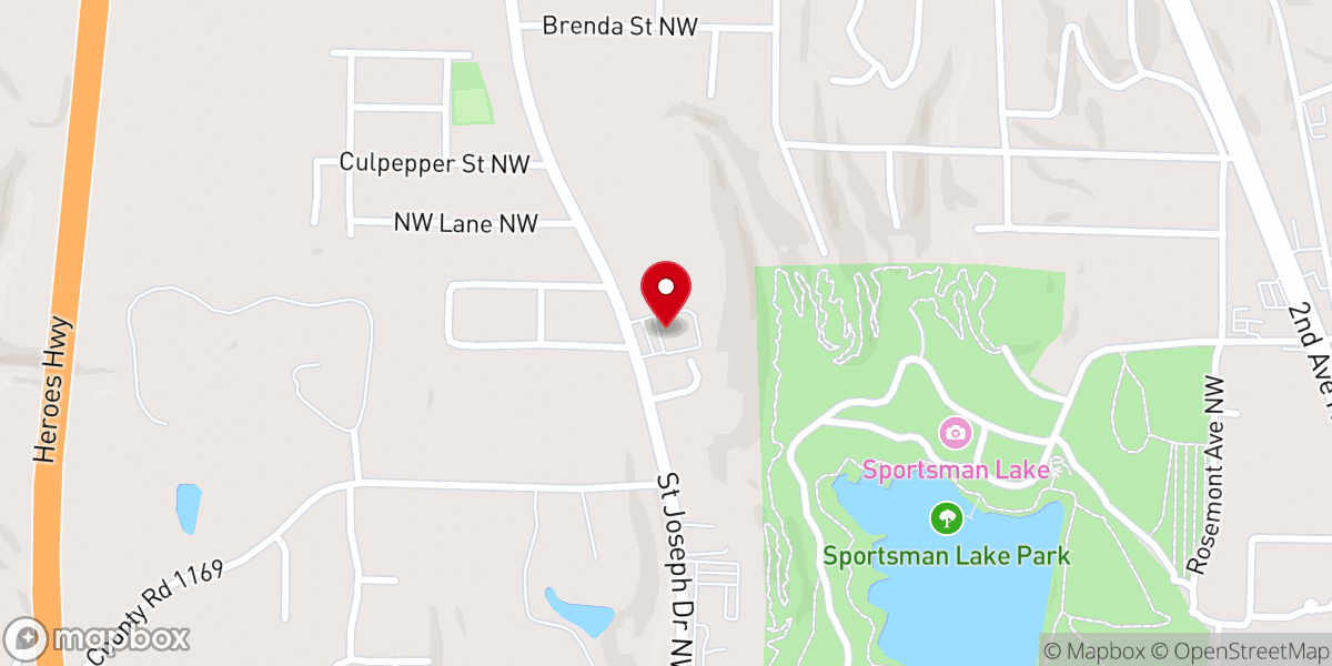 Map showing location of Golden Ministries Inc