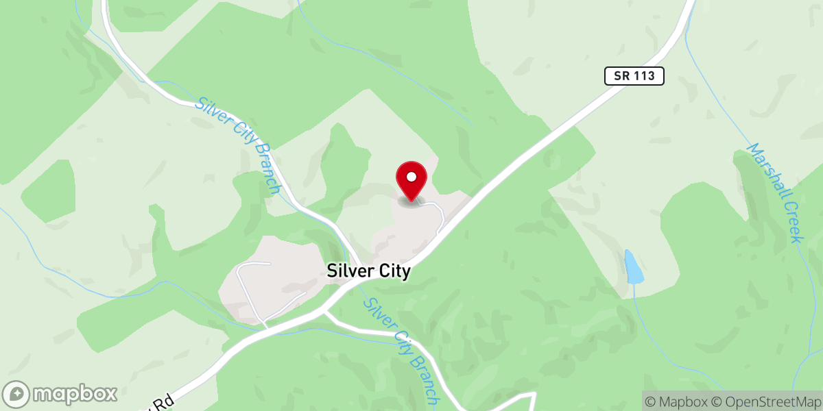 Map showing location of Cedar Grove Church