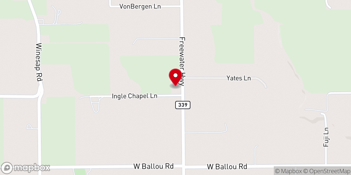 Map showing location of Ingle Chapel Congregational