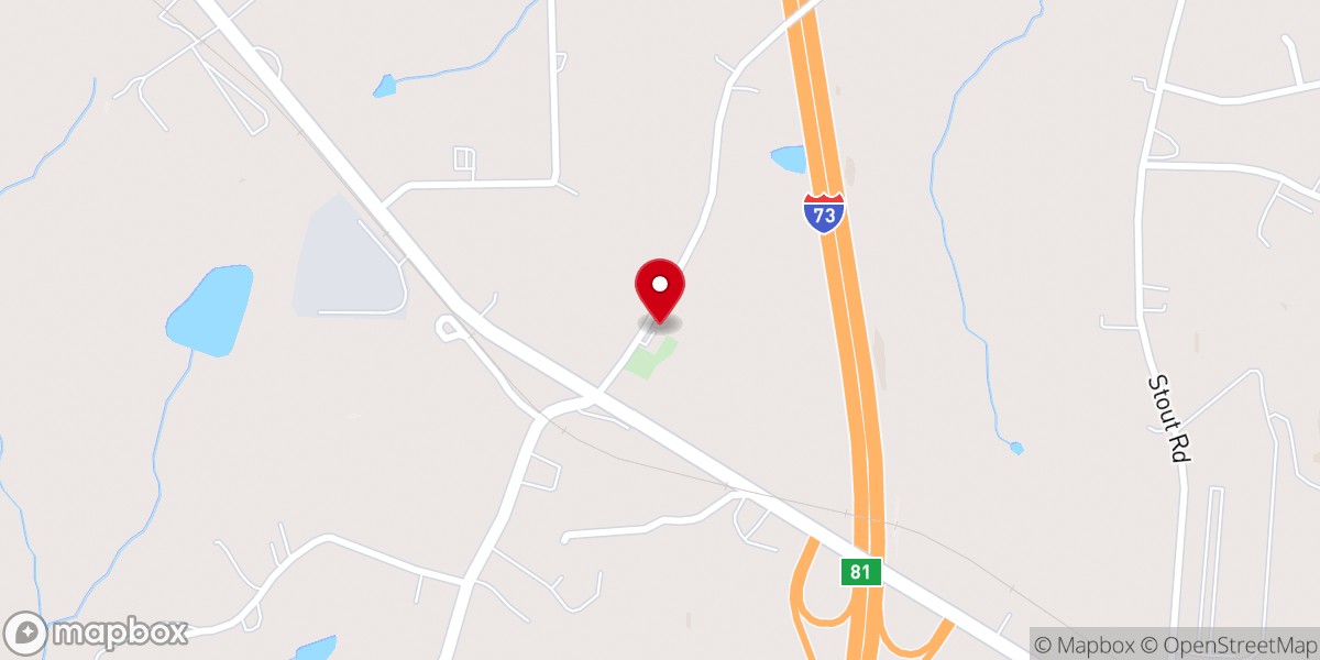 Map showing location of Harshaw Church