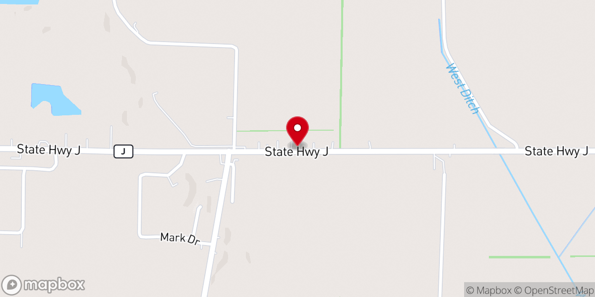 Map showing location of Malden United Penicostal Church