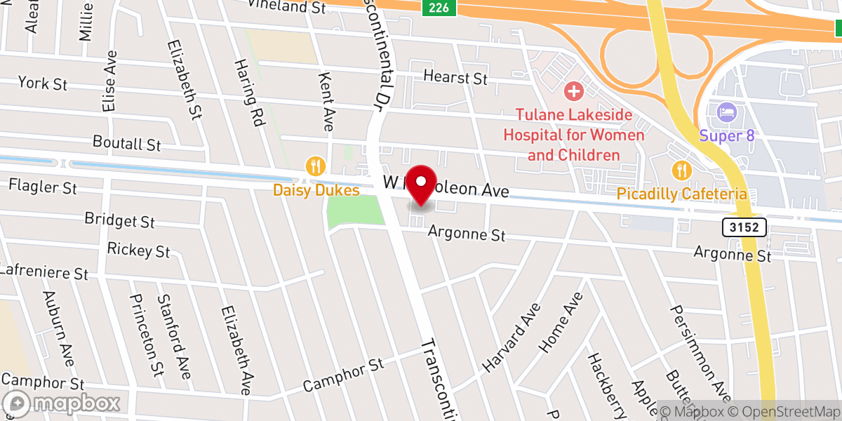 Map showing location of Saints Community Church