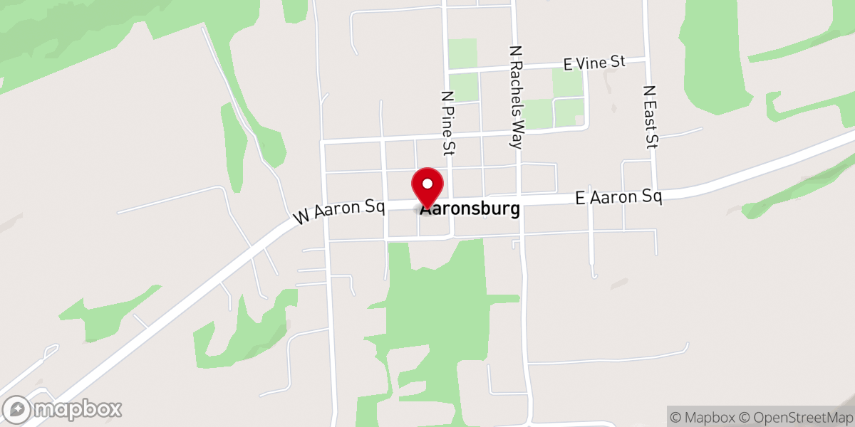 Map showing location of St Peters United Church-Christ