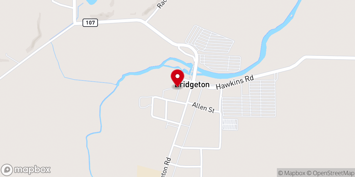 Map showing location of 1822 Case Log Cabin