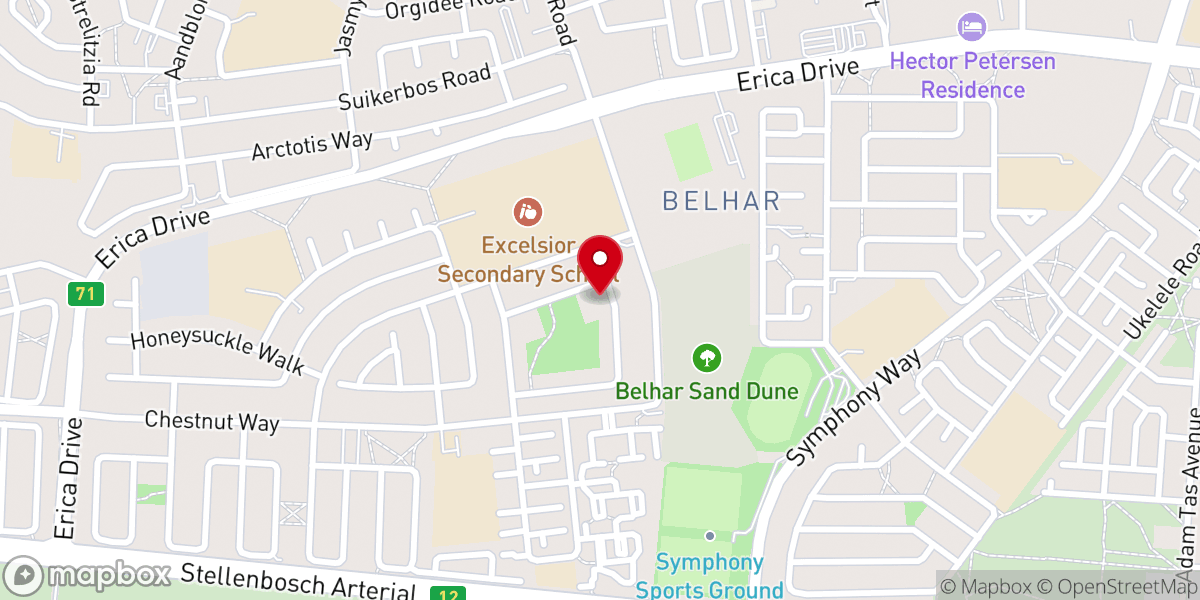 Map showing location of Saints John & Paul Catholic Church