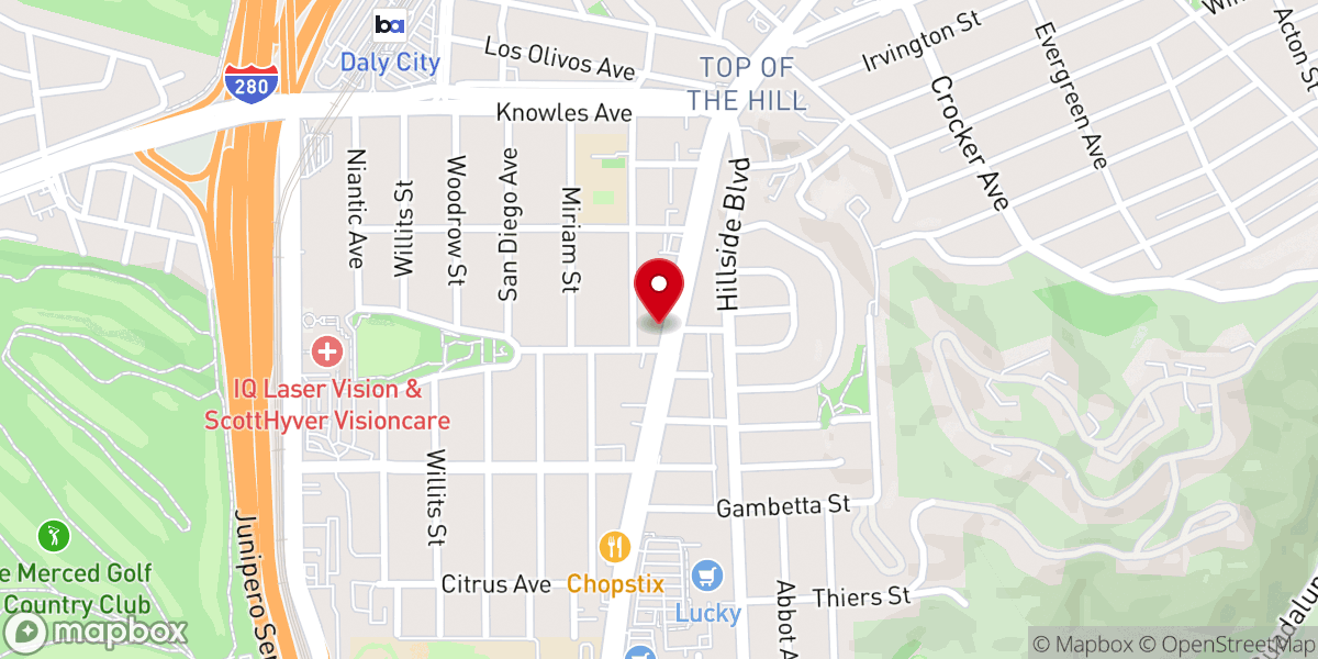 Map showing location of Commission for Christ Fellowship (CFCF)