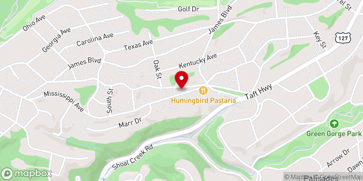 Map showing location of Signal Mountain Social Services