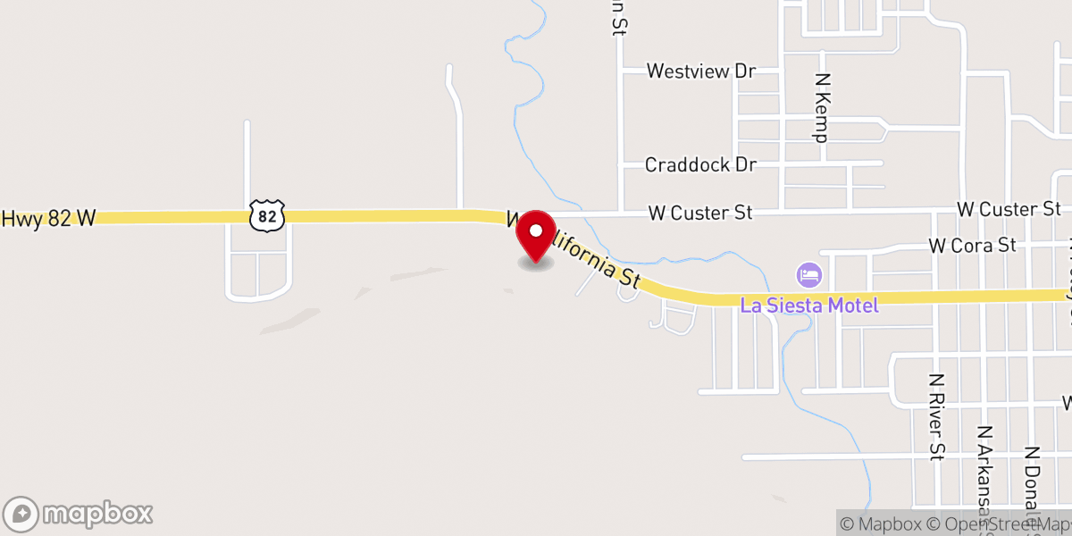 Map showing location of First Methodist Church