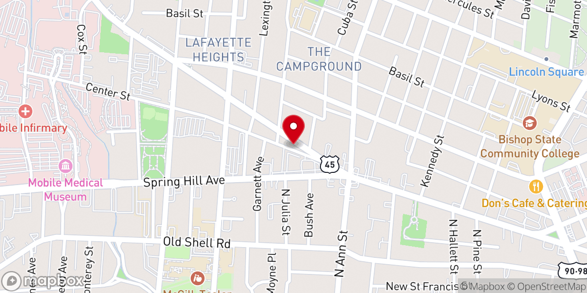 Map showing location of Rehoboth Church Ministries