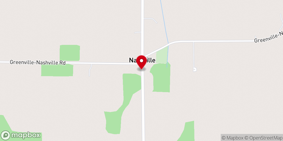 Map showing location of Nashville United Methodist Church