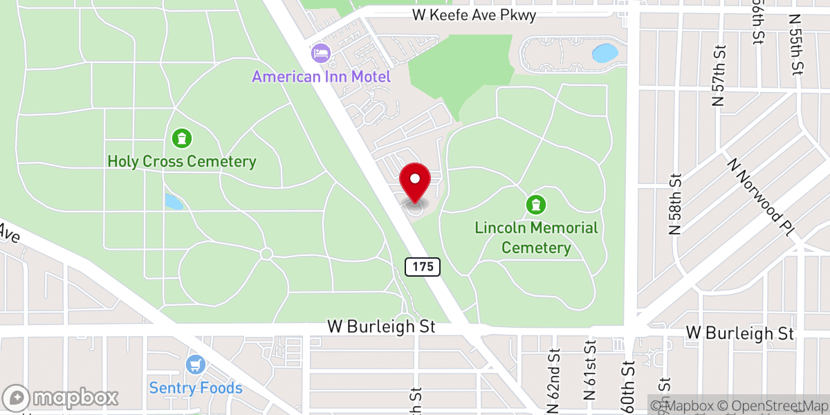 Map showing location of Maranatha Deaf Church
